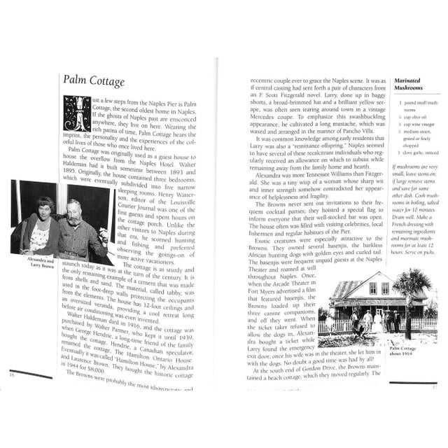 Paper "Peacocks Were Roasted and Mullet Was Fried Toothsome Tales of Naples, Florida" 1993 Reynolds, Doris For Sale - Image 7 of 10