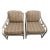 1980s Pair of Ficks Reed Lounge Chairs For Sale
