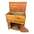 A wonderful example of American country craftsmanship, this antique pine flour bin combines practical storage with...