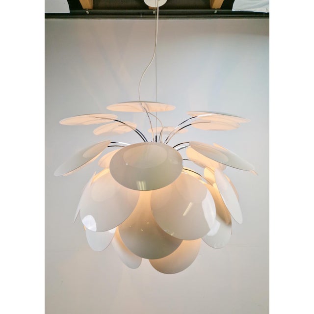 White Discocó Pendant Lamp by Christophe Mathieu for Marset, 2000s For Sale - Image 9 of 18