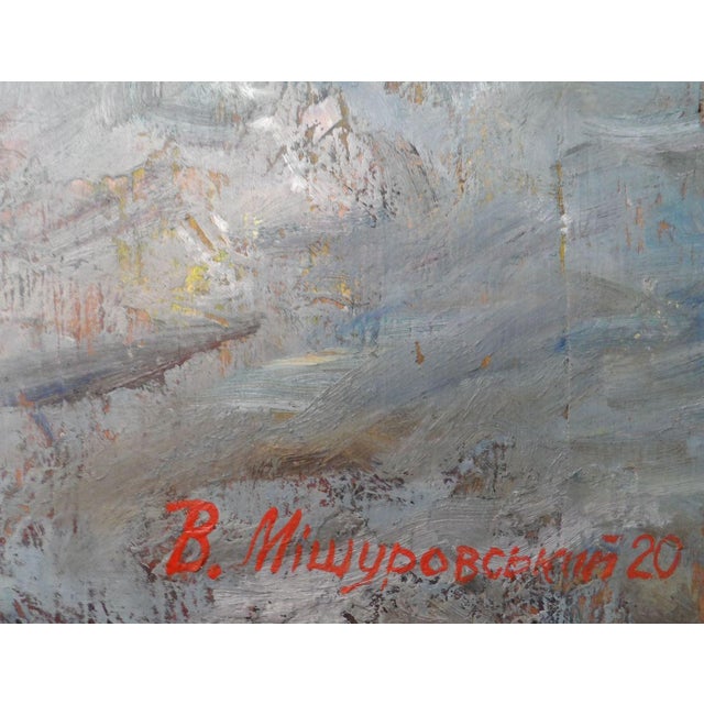 Pink Oil Painting Apples Mishurovsky v. V. For Sale - Image 8 of 9