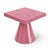 Wood Popzlle Side Table in Pink Lacquer by Alexandre Ligios For Sale - Image 7 of 11