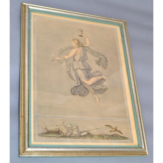 Taupe Borghese 1890 Steel Engraving Greco Roman Scene Bernard Picture Co. New York For Sale - Image 8 of 13