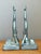 This striking pair of Art Deco revival bookends, reminiscent of the iconic Sasparilla and Frantart designs, represents a...