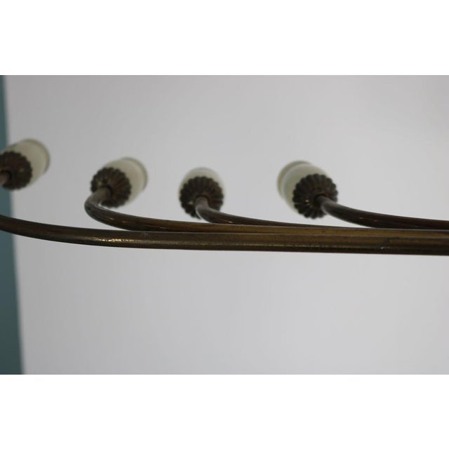 Italian Brass Lamp, 1950s For Sale - Image 14 of 18