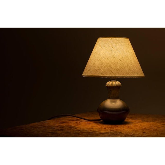 Bronze Table Lamp, 1930s For Sale - Image 8 of 11