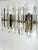 1970s Sciolari Sconces in Glass and Gilded Brass, 1970s, Set of 2 For Sale - Image 5 of 9