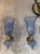 Metal Contemporary Murano Blue Glass and Brass Sconces - a Pair For Sale - Image 7 of 7