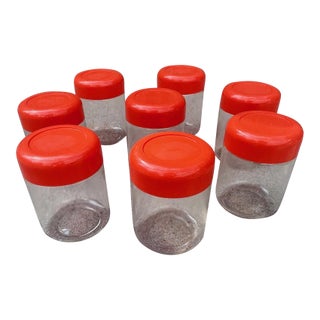 Vintage Heller Designs 56-Ounce Storage Jars - Set of 7 For Sale