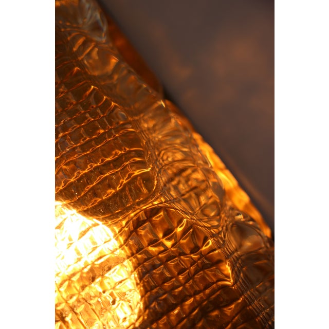 Glass and Brass Wall Lights by Carl Fagerlund for Orrefors, 1960, Set of 2 For Sale - Image 16 of 18