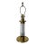 1980s Vintage Postmodern Frederick Cooper Brass & Lucite Table Lamp For Sale