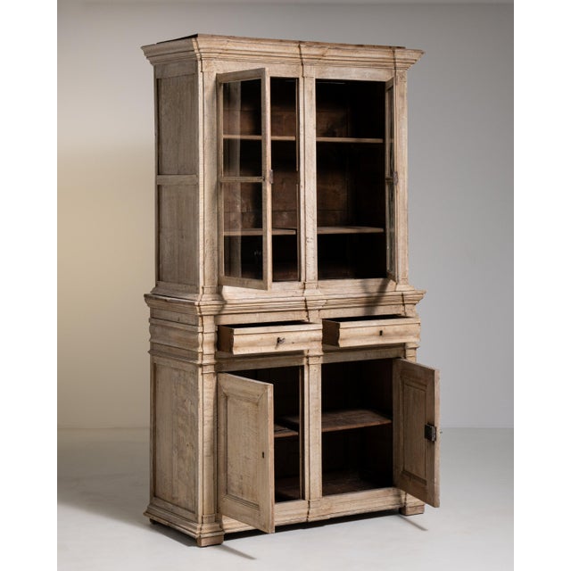 Late 19th Century French Oak Vitrine For Sale - Image 5 of 16