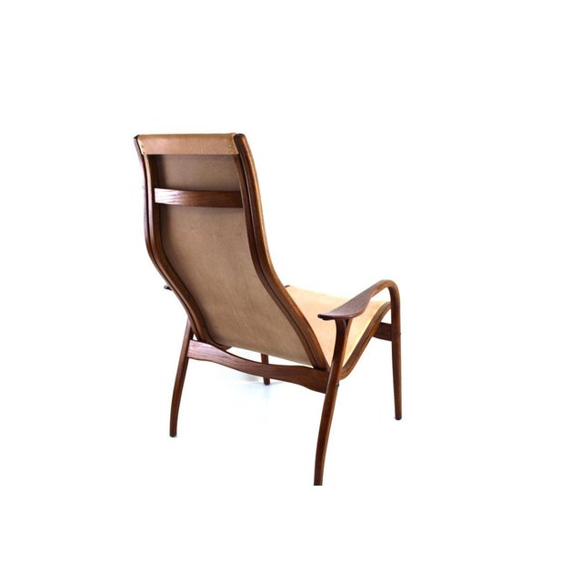 Yngve Ekström Lamino Longchair from Yngve Ekström, Sweden, 1960s For Sale - Image 4 of 11