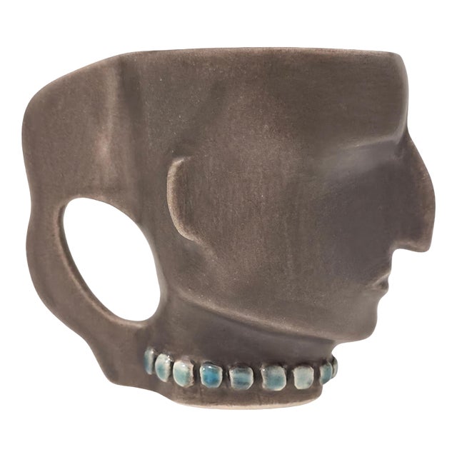 Warrior 1 Sculptural Ristretto Cup by Tamara Barnoff For Sale