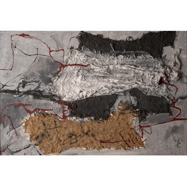 Contemporary After Tapies Painting For Sale In New York - Image 6 of 10