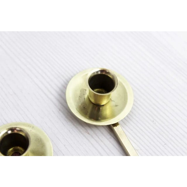 Gold Accordion Button by Lars Holmström, 1950s For Sale - Image 8 of 9