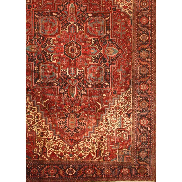 Middle Eastern Hand-Knotted Rug For Sale - Image 9 of 10