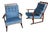 Pair of Mid-Century Danish Modern Lounge Chairs by Selig For Sale