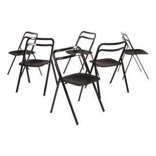 Clio Chairs by Giorgio Cattelan for Cidue, 1970s, Set of 6 For Sale