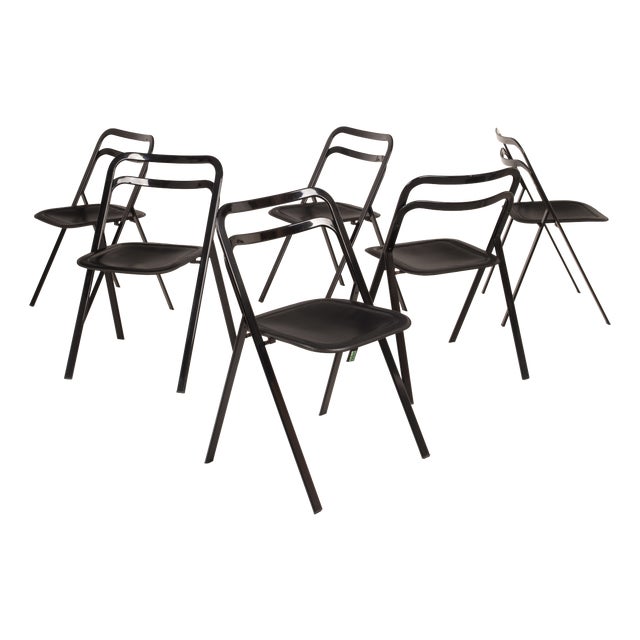 Clio Chairs by Giorgio Cattelan for Cidue, 1970s, Set of 6 For Sale