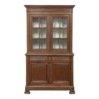 19th Century French Louis Philippe Period Bookcase ~ Bibliotheque For Sale