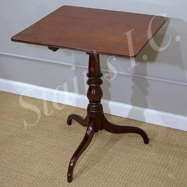 George III Mahogany Tripod Table For Sale - Image 4 of 4