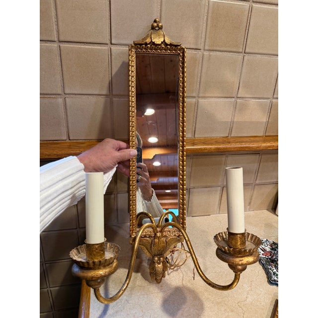 English Vaughn Granville Wall Sconces - Pair For Sale - Image 3 of 4