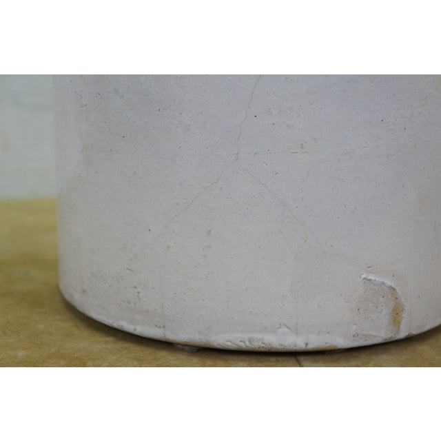 Primitive Antique Old York Pottery Early Pfaltzgraff 2 Gallon Stoneware Crock For Sale - Image 13 of 13