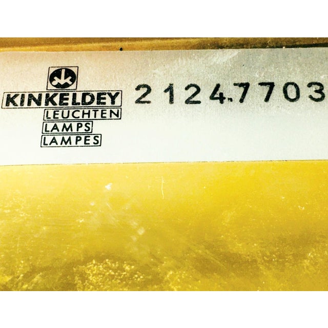 Gold Faceted Crystal Glass & Brass Wall Light from Kinkeldey, Germany, 1970s For Sale - Image 8 of 9