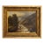 19th Century France Green Canvas Painting For Sale