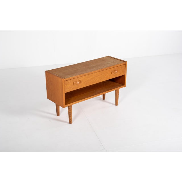 Wood Mid-Century Modern Danish Oak Hallway Cabinet, 1960s For Sale - Image 7 of 12