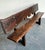 Wood Vintage 18th Century Carved Plank Bench For Sale - Image 7 of 12