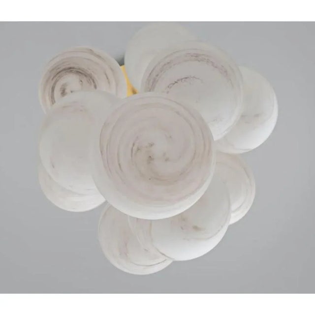 Globe Cluster 10 Chandelier by Schwung For Sale - Image 4 of 7