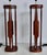 Tall Tony Paul for Westwood Walnut & White "Catkin" Table Lamps, 1950s - A Pair For Sale - Image 10 of 17