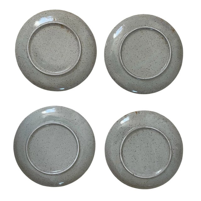 Mid-Century Modern Vintage Otagiri Japan Hand Crafted Mug and Plates Set of 8 Coffee Floral. MCM For Sale - Image 3 of 7