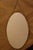 1950s Oval Brass Wall Mirror with Neoclassical Decoration and Brass Chain, 1950s For Sale - Image 5 of 17
