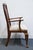 Wood Ethan Allen Georgian Court Collection Traditional Queen Anne Style Splat Back Dining Arm Chair 11-6400a For Sale - Image 7 of 11