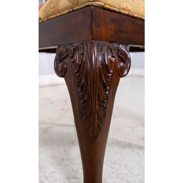 Wood Set of 8 Ethan Allen Mahogany Chauncey Side Chairs For Sale - Image 7 of 18