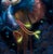 Electrogenesis by Stacy D'Aguiar | Acrylic on aluminum panel of a colorful fish with glowing elements For Sale - Image 4 of 4