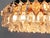 1960s Large Flush Mount Chandelier in Crystal & Brass from Lobmeyr / Bakalowits & Sons For Sale - Image 5 of 7