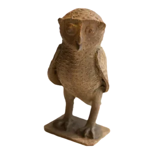 Vintage African Owl Sculpture
