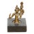 Indian Miniature Bronze Warrior Figure For Sale