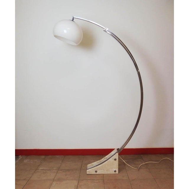 Arc Floor Lamp by Harvey Guzzini, 1960s For Sale - Image 3 of 13