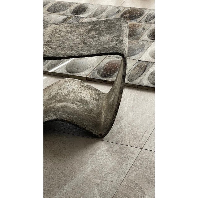 Sculptural and Decorative Wall Panel in Cement, 1960s For Sale - Image 14 of 15