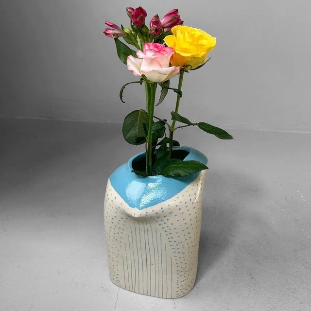 Japanese Modernist Ikebana Vase, 1970s For Sale - Image 18 of 18