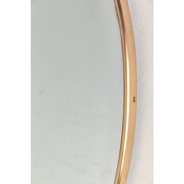 Mirror with Brass Edge, 1950s For Sale - Image 4 of 8
