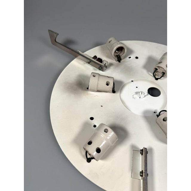 Ice Glass Flush Mount from Kaiser Leuchten, 1960s For Sale - Image 15 of 18