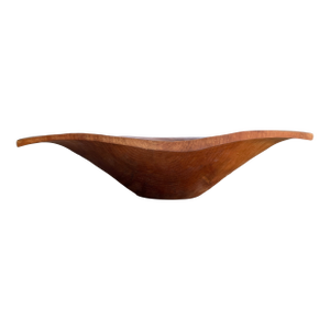 Vintage Early Don Stinson Tamworth Ontario Canada Massive Hand Carved Natural Wood Bowl Sculpture 22"