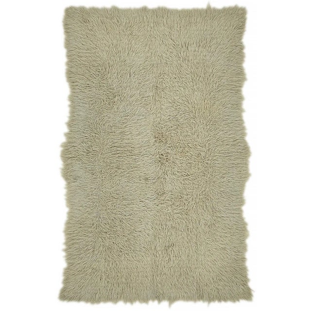 Textile Vintage Tulu Rug in Cotton & Wool For Sale - Image 7 of 7