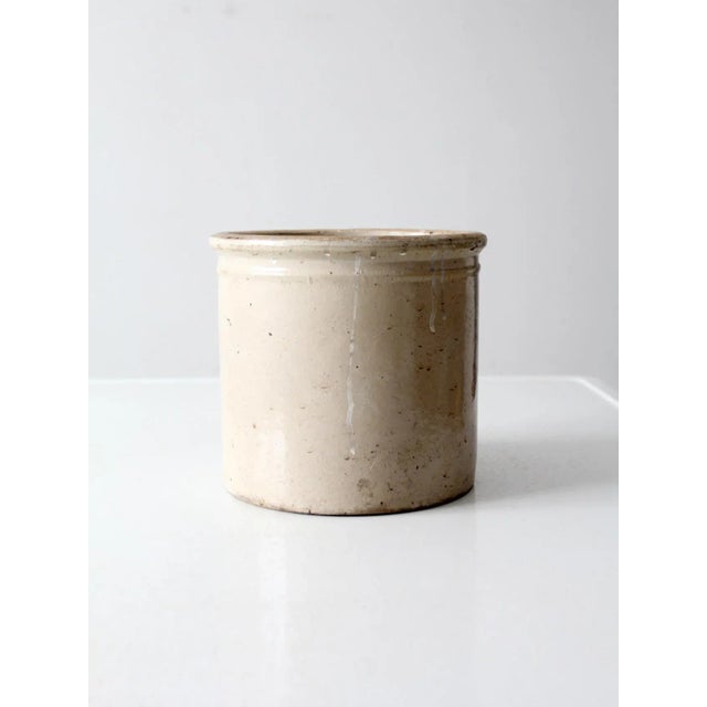 Antique Stoneware Crock For Sale - Image 4 of 10